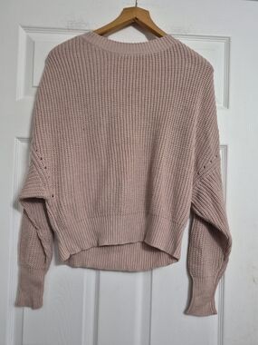 Women's Dusty Pink Knit Sweater